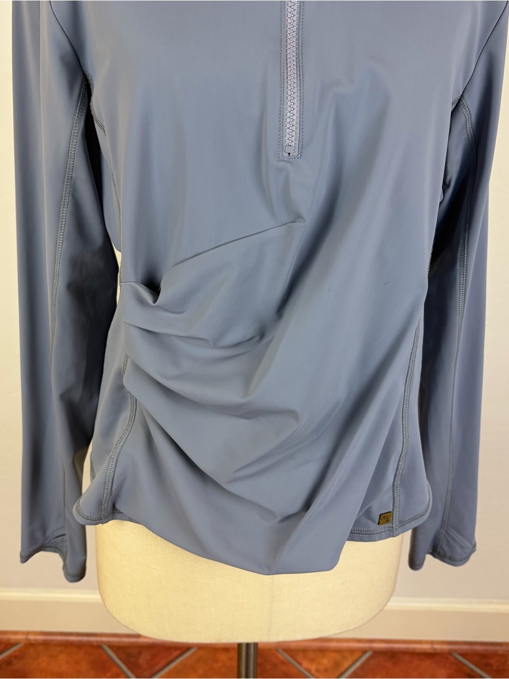 Line in the Sand Light Blue Pullover Jacket - Picture 4 of 7